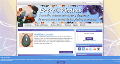 Desktop Screenshot of entrepiedras.es
